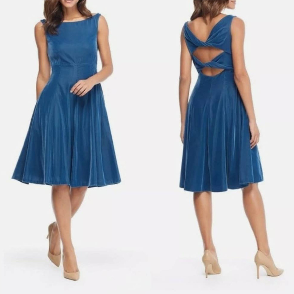 Gal Meets Glam Christine Fir Green Velvet Dress 6